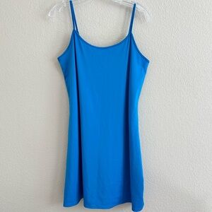 NWOT J.Crew Factory Active Dress in Calm Surf Blue, Size L
